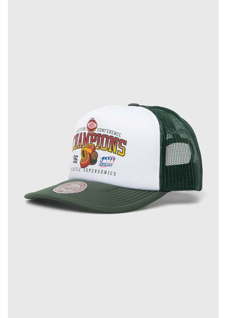Mitchell ness sapca seattle supersonics culoarea alb cu imprimeu hhss7498 ssuyypppwhit