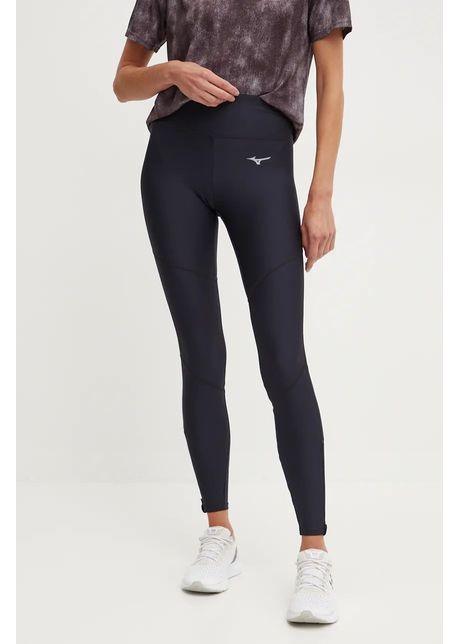 Mizuno leggins de alergare impulse core culoarea negru modelator j2gbb208
