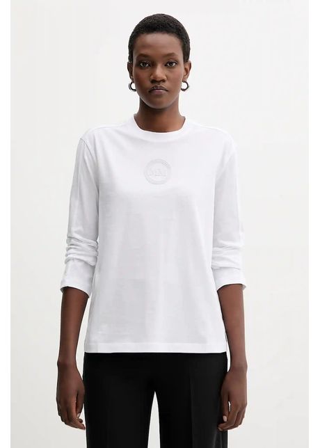MM longsleeve din bumbac SORRISO culoarea alb, 2526946068600