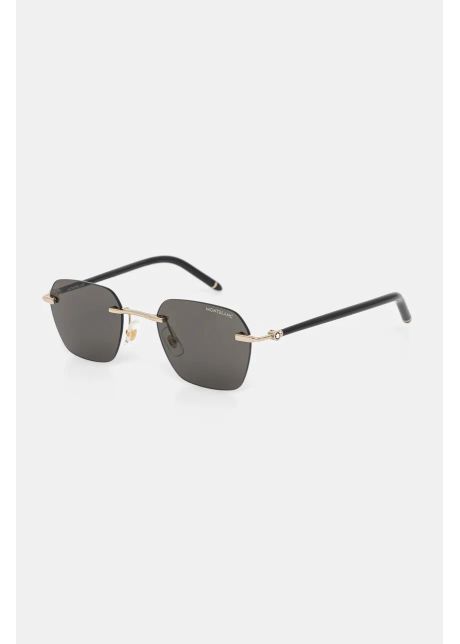 Montblanc ochelari de soare barbati culoarea auriu mb0270s