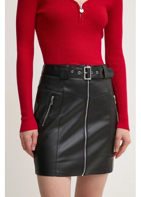 Morgan fusta jose culoarea negru mini creion jose