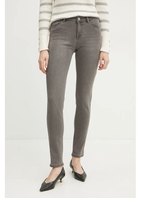 Morgan jeans femei culoarea gri