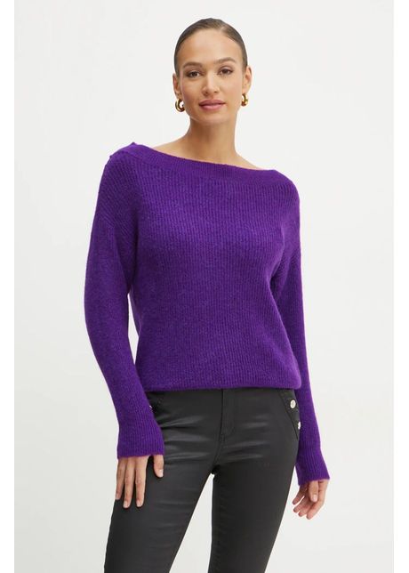 Morgan pulover din amestec de lana mreine femei culoarea violet mreine