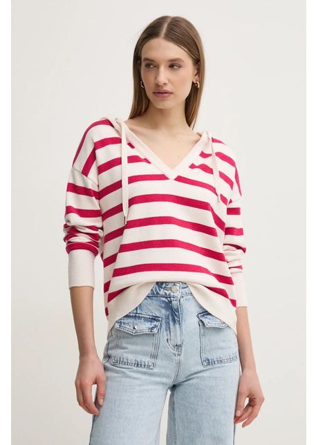 Morgan pulover mballon femei culoarea bej light mballon