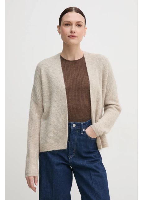 Mos mosh cardigan din lana femei culoarea bej 168780