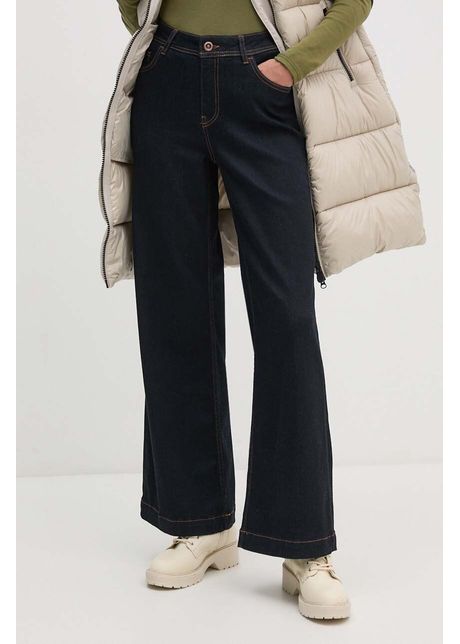 Mos mosh jeansi femei culoarea albastru marin 166400