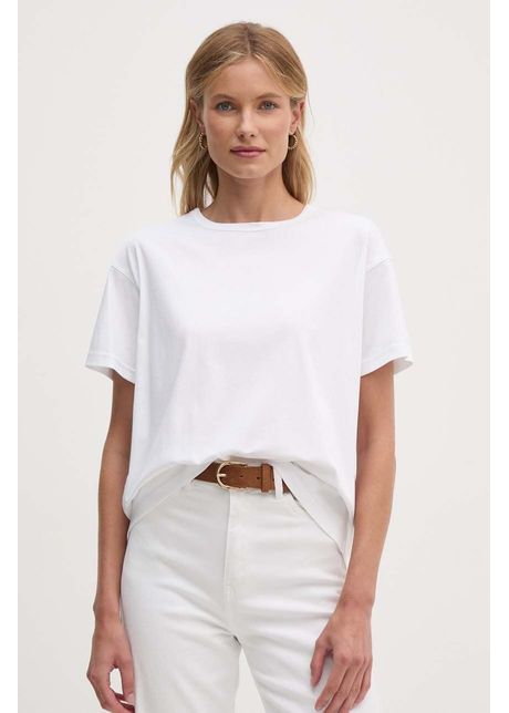 Mos mosh tricou din bumbac femei culoarea alb 146350