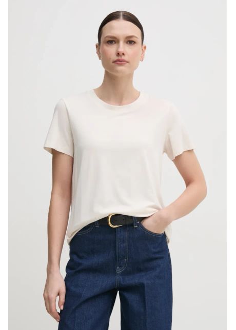 Mos mosh tricou femei culoarea bej 168520