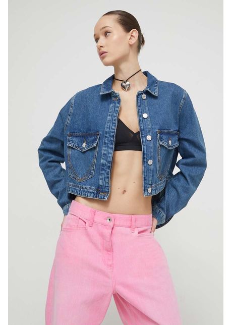 Moschino jeans geac din denim femei de tranzi ie