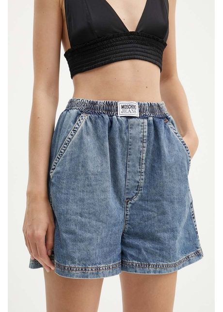 Moschino jeans pantaloni scurti jeans femei neted high waist 0304 8224