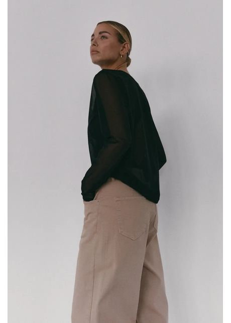 MUUV. longsleeve UKO culoarea negru