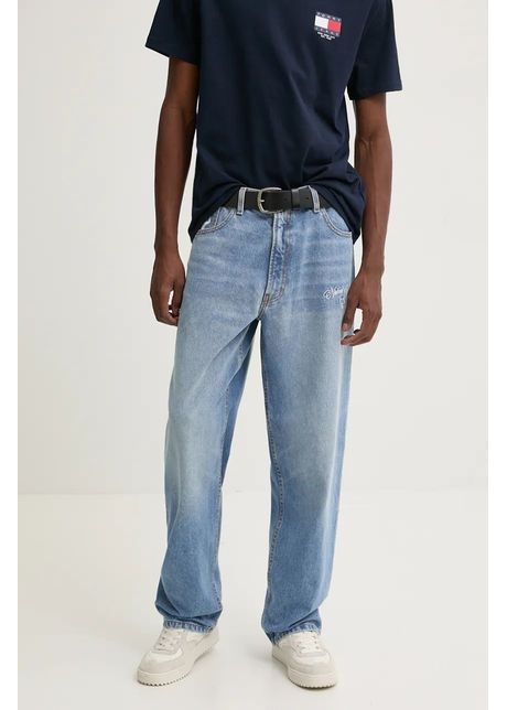 Naked wolfe jeansi barbati signature baggy denim
