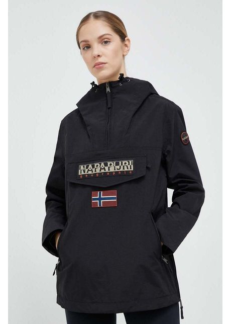 Napapijri geac femei culoarea negru de tranzi ie np0a4g7f0411 np041
