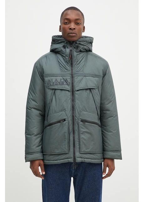 Napapijri geac skidoo sheer barbati culoarea verde de iarna np0a4iaeg1s1