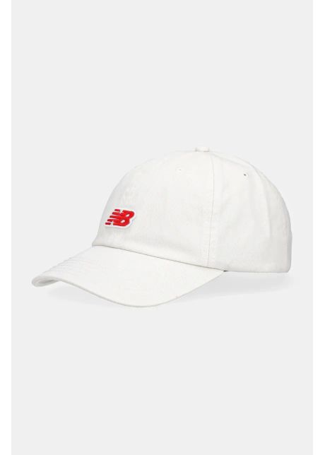 New balance apc de baseball din bumbac culoarea alb cu imprimeu lah51013sst