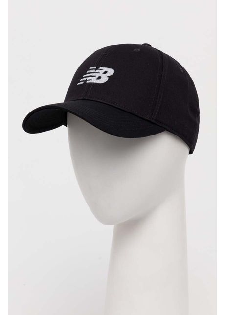 New balance apc de baseball din bumbac culoarea negru cu imprimeu