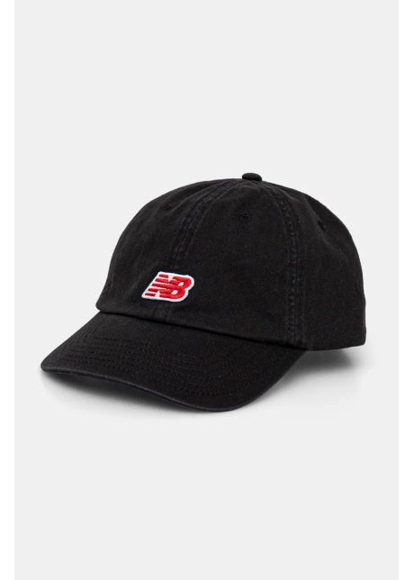 New balance apc de baseball din bumbac culoarea negru cu imprimeu lah51013bk