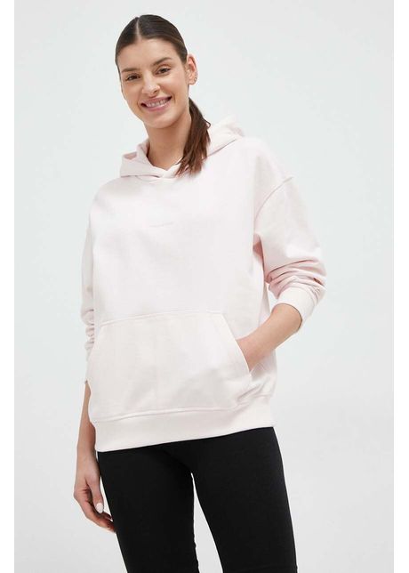 New balance hanorac de bumbac femei culoarea roz cu glug uni wt23554wan wan
