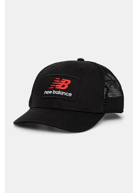 New balance sapca culoarea negru cu imprimeu lah51016bk