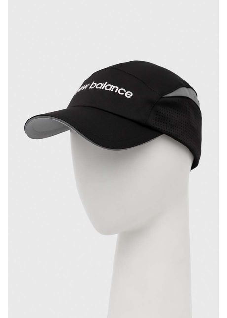 New balance sapca lah31001bk culoarea negru cu imprimeu