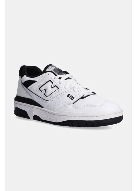 New balance sneakers din piele 550 550 culoarea alb bb550ha1