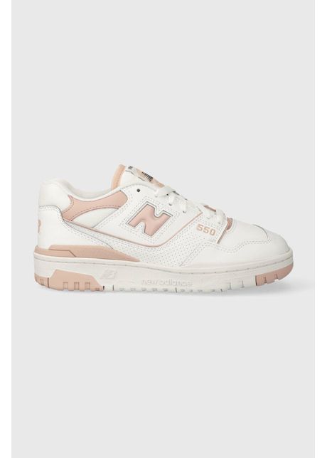 New balance sneakers din piele 550 culoarea alb bbw550bp