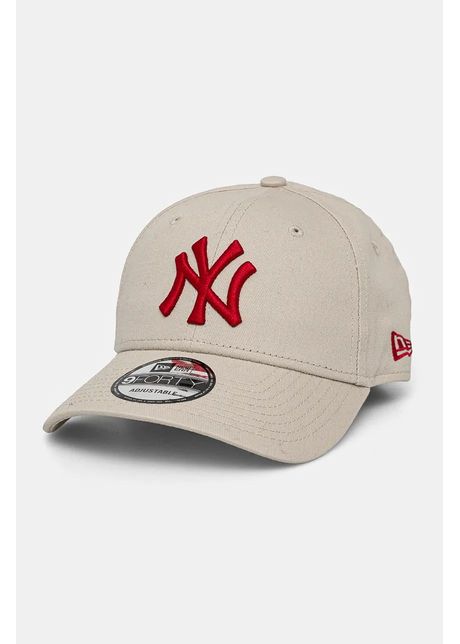 New era apc de baseball din bumbac culoarea bej cu imprimeu 60240312