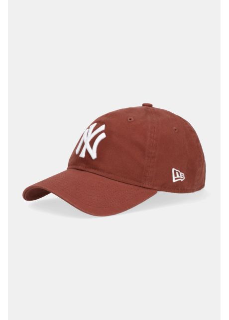 New era apc de baseball din bumbac culoarea maro cu imprimeu 60292451