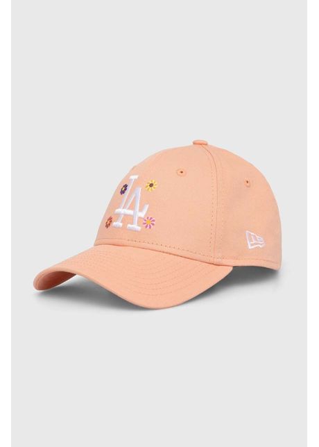 New era apc de baseball din bumbac culoarea portocaliu cu imprimeu los angeles dodgers