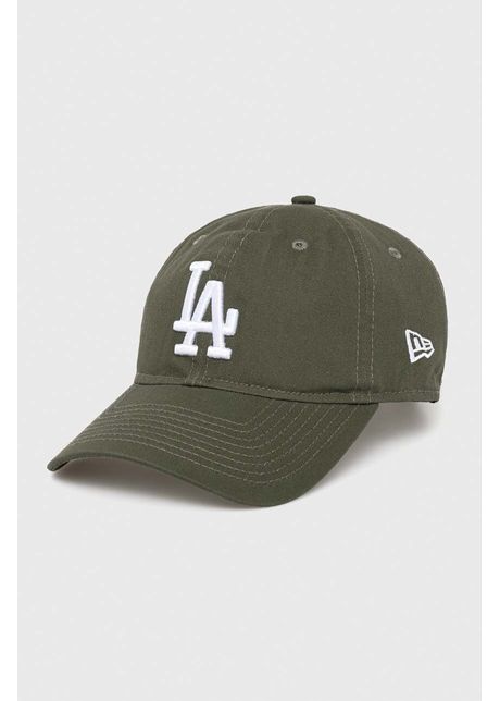 New era apc de baseball din bumbac culoarea verde cu imprimeu los angeles dodgers