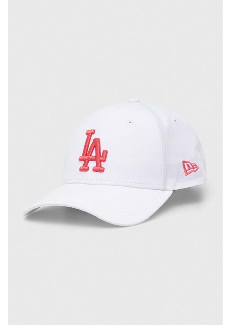 New era sapca culoarea alb cu imprimeu los angeles dodgers