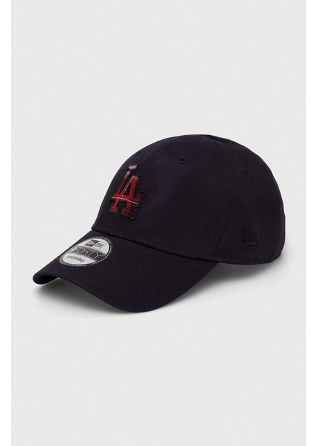 New era sapca culoarea albastru marin cu imprimeu los angeles dodgers