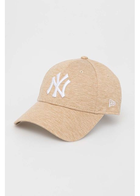 New era sapca culoarea galben cu imprimeu new york yankees