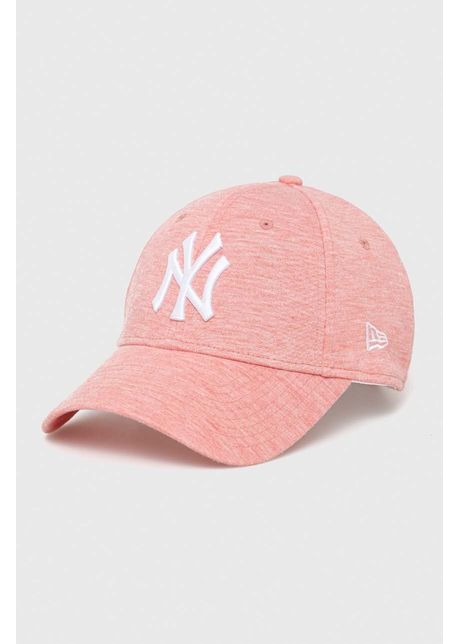 New era sapca culoarea roz cu imprimeu new york yankees