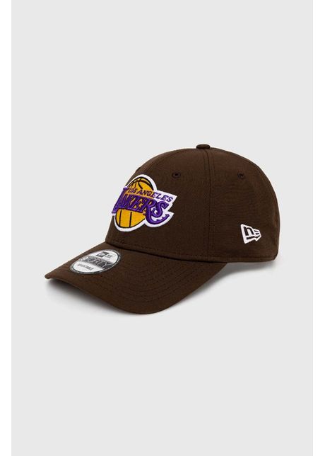 New era sapca culoarea verde cu imprimeu los angeles lakers