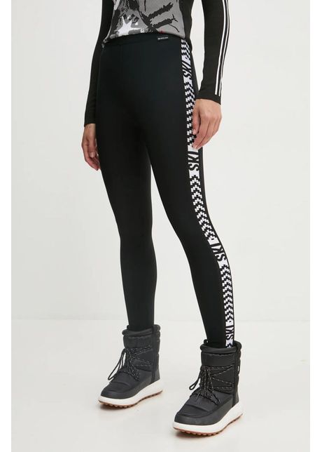 Newland leggins sport elektra femei culoarea negru cu imprimeu n46542 108