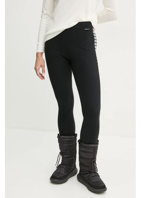 Newland leggins sport libra femei culoarea negru cu imprimeu n46394 108