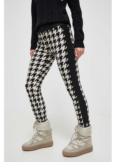 Newland pantaloni sport lene femei culoarea negru modelator