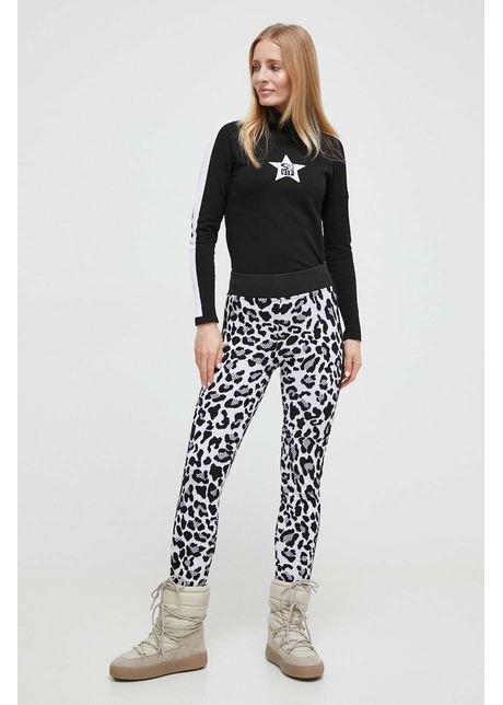 Newland pantaloni sport thalna femei culoarea negru modelator
