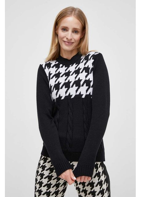 Newland pulover de lana femei culoarea negru