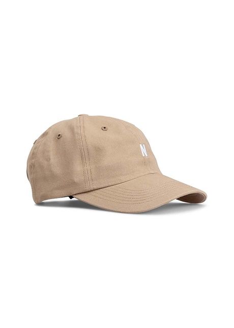 Norse projects apc din bumbac twill sports cap culoarea bej cu imprimeu n80 0001 0966