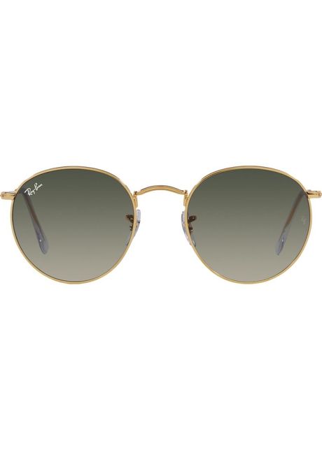 Ochelari de soare barbati ray ban rb3447 001 71 round metal