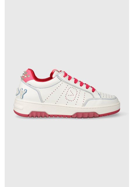 Off Play sneakers din piele COMO culoarea alb, COMO 1 WHITE FUXIA STUDS