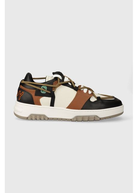 Off play sneakers din piele sorrento culoarea maro sorrento 1 brown shell cognaclow top