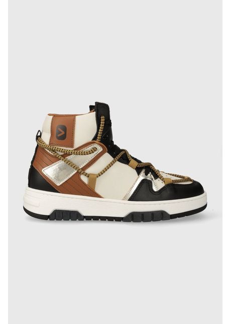 Off Play sneakers din piele SORRENTO culoarea maro, SORRENTO 2 BLACK, LATTE, COGNAC, GOLD
