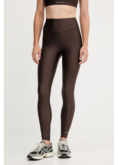P.E Nation leggins de antrenament Fairmont culoarea negru, uni, 252G119