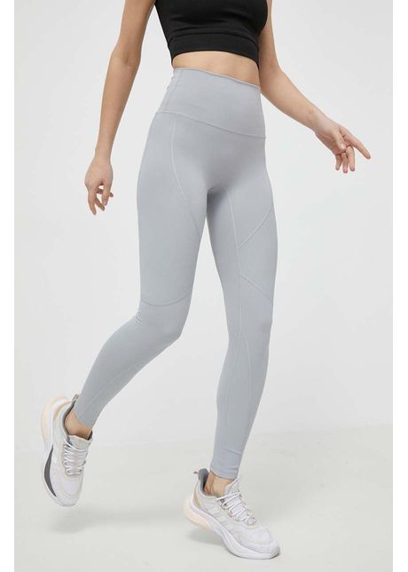 P e nation leggins de antrenament free play culoarea gri neted