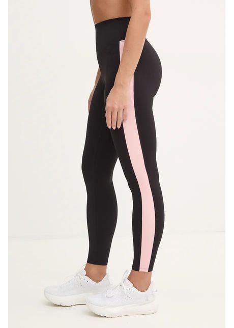 P e nation leggins de antrenament freeplay 2 culoarea negru cu imprimeu 243g321