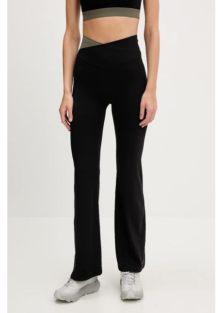 P e nation leggins de antrenament wander culoarea negru cu imprimeu 252g131