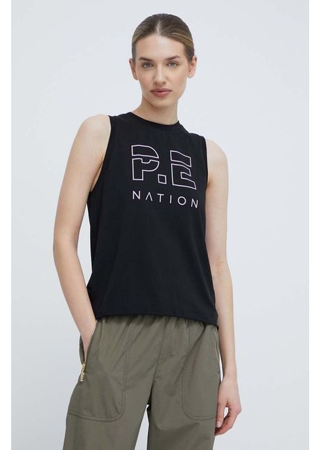 P e nation top femei culoarea negru